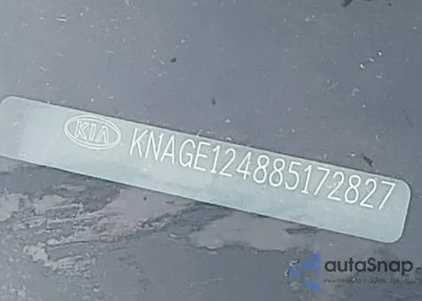 2008 Kia Optima Ex V6 z USA, uszkodzony, nr VIN KNAGE124885172827